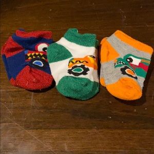 5/$25 3 pairs of monster truck baby socks